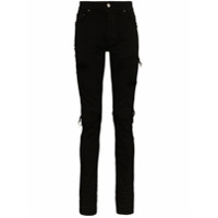 AMIRI Calça jeans skinny com patch MX1 - Preto