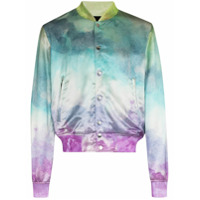 AMIRI watercolour-effect bomber jacket - Estampado