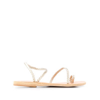 Ancient Greek Sandals Eleftheria flat sandals - Dourado