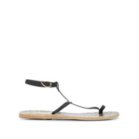 Ancient Greek Sandals Sandália Anthi com detalhe de argola - Marrom