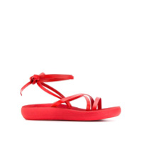 Ancient Greek Sandals Sandália com fechamento no tornozelo - Vermelho