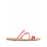 Ancient Greek Sandals Sandália de tiras com detalhe de nó - Vermelho