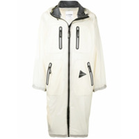 and Wander Casaco impermeável longo Fly - Branco