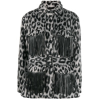 Andamane Evita animal print shirt jacket - Cinza
