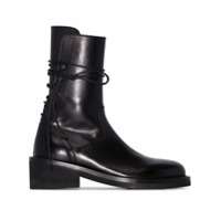 Ann Demeulemeester Ankle boot com cadarço - Preto