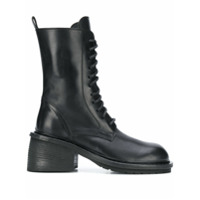 Ann Demeulemeester Ankle boot com cadarço - Preto