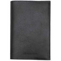 Ann Demeulemeester Caderno com toque macio - Preto