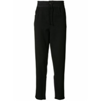 Ann Demeulemeester Calça cintura alta - Preto