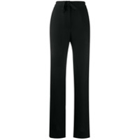 Ann Demeulemeester Calça cintura alta - Preto