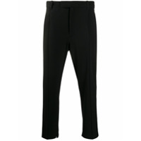 Ann Demeulemeester Calça de alfaiataria com cintura média - Preto