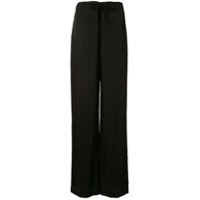 Ann Demeulemeester Calça de pijama Moonrise - Preto