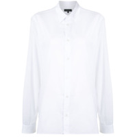 Ann Demeulemeester Camisa com acabamento engomado - Azul