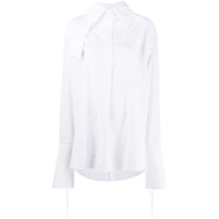 Ann Demeulemeester Camisa com mangas longas - Branco