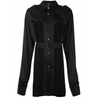 Ann Demeulemeester Camisa com recortes - Preto