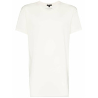 Ann Demeulemeester Camiseta mangas curtas com estampa de logo - Branco