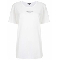 Ann Demeulemeester Camiseta oversized com logo - Branco