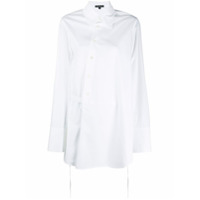 Ann Demeulemeester oversized asymmetric shirt - Branco