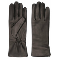 Ann Demeulemeester Par de luvas de couro - Preto