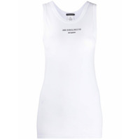 Ann Demeulemeester Regata com estampa de logo - Branco