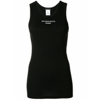 Ann Demeulemeester Regata com estampa de logo - Preto