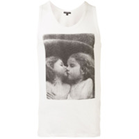 Ann Demeulemeester Regata com estampa fotográfica - Branco