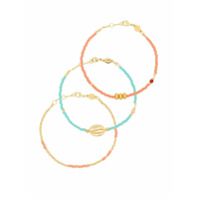 Anni Lu Conjunto de braceletes Wave Chaser banhados a ouro 18k - Dourado