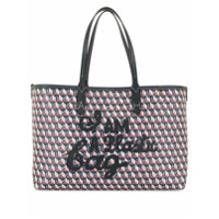 Anya Hindmarch Bolsa tote I Am A Plastic Bag pequena - Azul