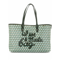 Anya Hindmarch Bolsa tote I Am A Plastic Bag - Verde