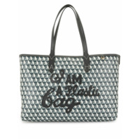 Anya Hindmarch Bolsa tote I am a plastic - Preto