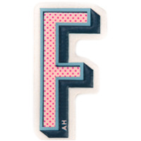 Anya Hindmarch Sticker 'F' de couro - Estampado