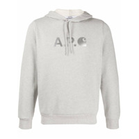 A.P.C. Moletom x Carhartt com logo e capuz - Cinza
