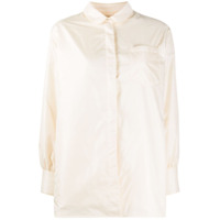 Aspesi concealed button-up shirt coat - Neutro