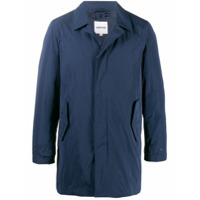 Aspesi Jaqueta matelassê com fechamento oculto - Azul