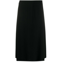 Aspesi Saia cintura alta com abotoamento - Preto