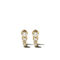 Astley Clarke Brincos de ouro com diamantes - Gold