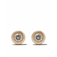 Astley Clarke Par de brincos Icon Nova mini de ouro 14k com diamante - YELLOW GOLD