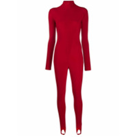 Atu Body Couture Macacão com pézinho - Vermelho