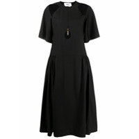 Atu Body Couture Vestido midi com recorte vazado - Preto