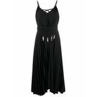 Atu Body Couture Vestido Portal com pregas e detalhe de espartilho removível - Preto