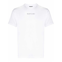 Babylon LA Camiseta gola redonda com estampa de logo - Branco