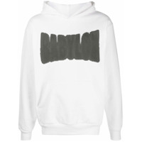 Babylon LA logo-print long-sleeved hoodie - Branco