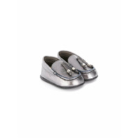 BabyWalker Mocassim slip-on com gravação - Cinza