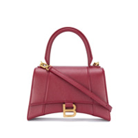 Balenciaga Bolsa de mão Hourglass pequena - Vermelho