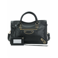 Balenciaga Bolsa tiracolo Metallic Edge Classic City - Preto