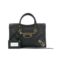 Balenciaga Bolsa tiracolo Metallic Edge Classic City S - Preto