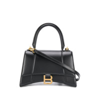 Balenciaga Bolsa tote Hourglass pequena - Preto