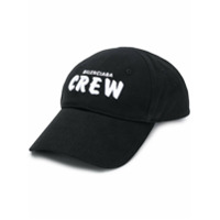 Balenciaga Boné Crew com logo bordado - Preto
