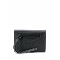 Balenciaga Carteira de couro texturizado - Preto