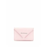 Balenciaga Carteira envelope mini de couro - Rosa