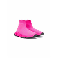 Balenciaga Kids Tênis Speed de tricô - Rosa